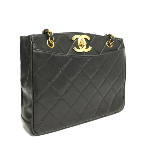 chanel quilted lambskin tote|Chanel lambskin classic flap bag.